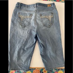 BandolinoBlu denim Bermuda shorts